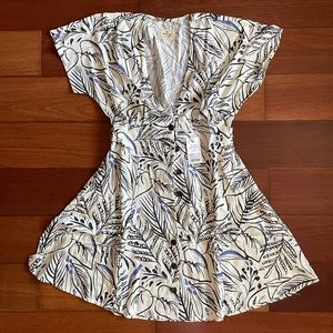 Marine Layer Camila Mini Dress
Black and White Foliage